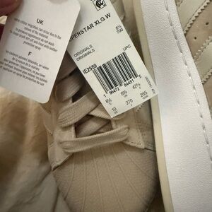 Adidas Superstar XLG Beige Sneakers
